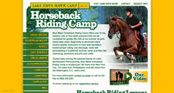 Desktop Screenshot of brynmawrridingcamp.com